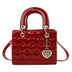 Bolsa Totes Alta Qualidade Moda Clássica Acolchoada, Alça Quadrada Bolsa, luxo
