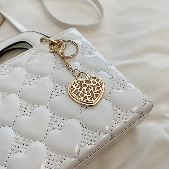Bolsa Totes Alta Qualidade Moda Clássica Acolchoada, Alça Quadrada Bolsa, luxo
