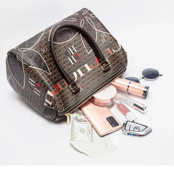 Bolsa crossbody colorida jacquard, design elegante e luxoso 💎