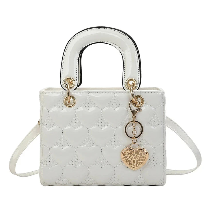 Bolsa Totes Alta Qualidade Moda Clássica Acolchoada, Alça Quadrada Bolsa, luxo