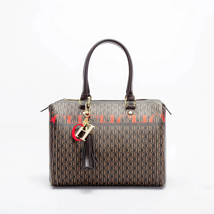 Bolsa crossbody colorida jacquard, design elegante e luxoso 💎