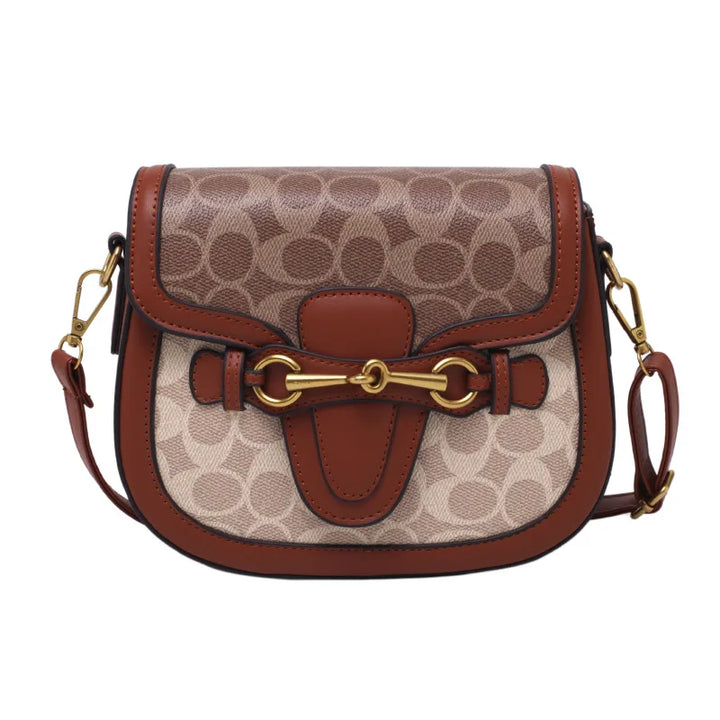 Bolsa de ombro retrô crossbody, 2 opções de alças