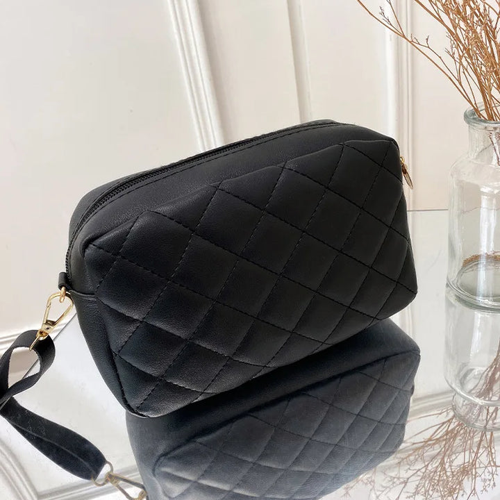Bolsa tendência lingge bordado câmera feminina bolsa de ombro