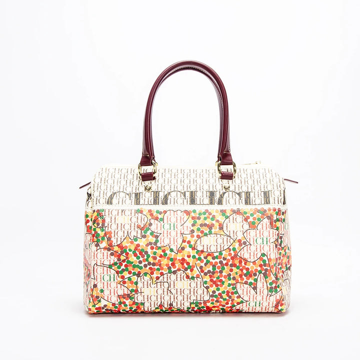 Bolsa crossbody colorida jacquard, design elegante e luxoso 💎