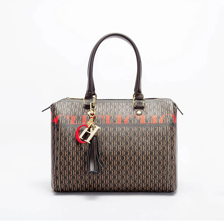 Bolsa crossbody colorida jacquard, design elegante e luxoso 💎
