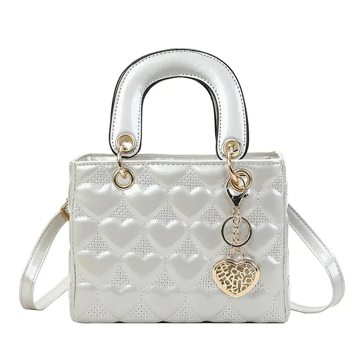 Bolsa Totes Alta Qualidade Moda Clássica Acolchoada, Alça Quadrada Bolsa, luxo