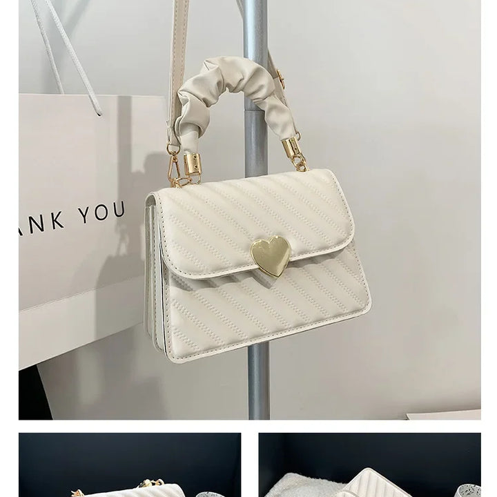 Bag textura plissada ombro único