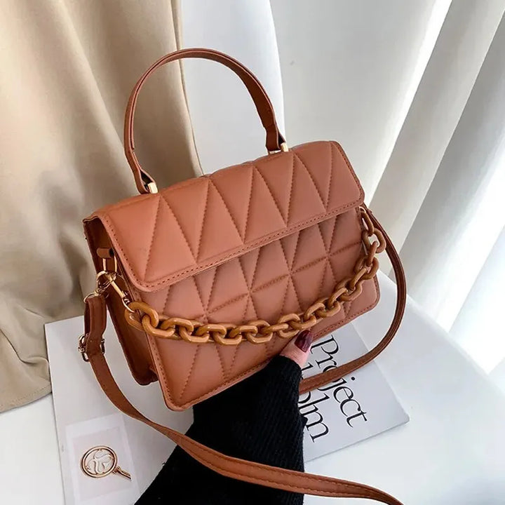 Bolsas pequenas xadrez quadradas