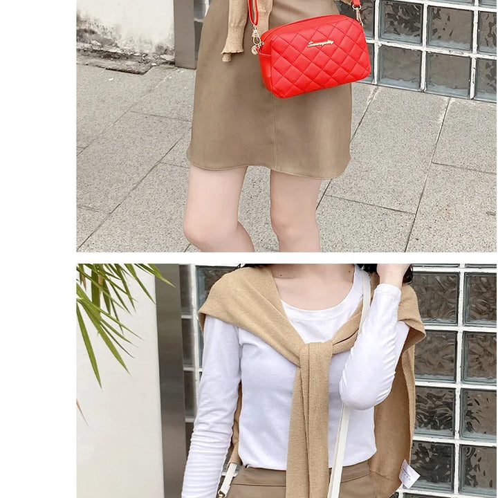 Bolsa tendência lingge bordado câmera feminina bolsa de ombro